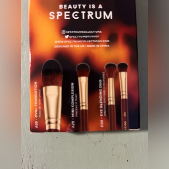 Spectrum Pantherine 3 Piece Makeup Brush Set NIB - Picture 4 of 4
